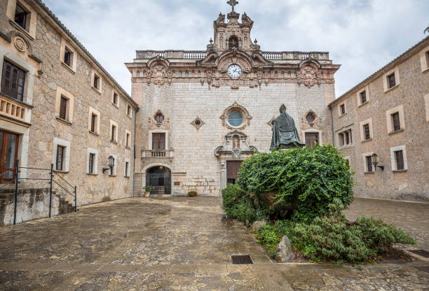 istock Memorial to bishop Pere-Joan Campins in lluc Monastery 638106632