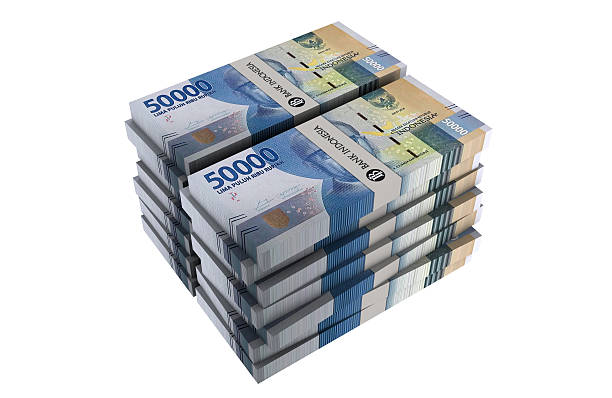 istock 3D Indonesian rupiah money white background 638107636