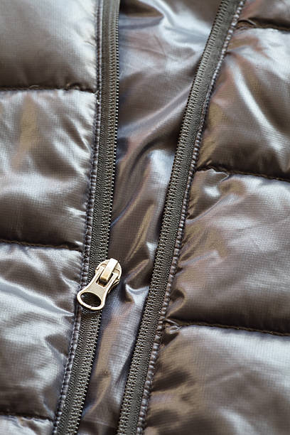 istock Close - up Detail of Black down jacket 638110056