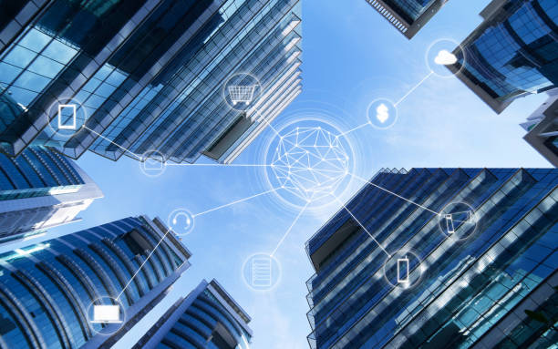 istock Online shopping ,icon customer network connection concept. 638110508