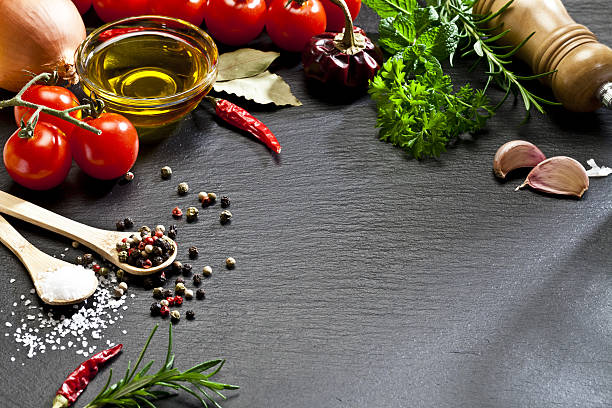 istock Cooking and seasoning ingredients frame 638113274
