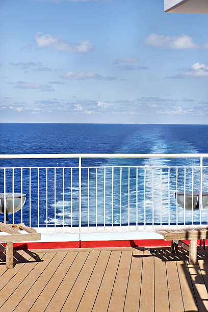 istock Wooden floor of a luxury ship 638116280