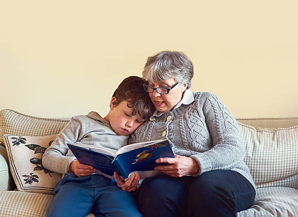 istock Gran is the one always telling him so many stories 638119860