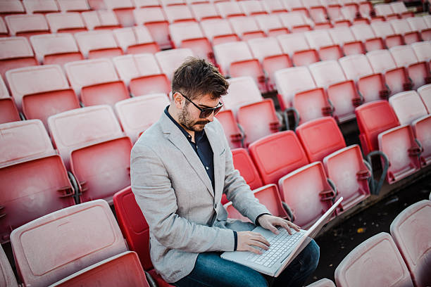 istock Coach sitting on the stands 638123306