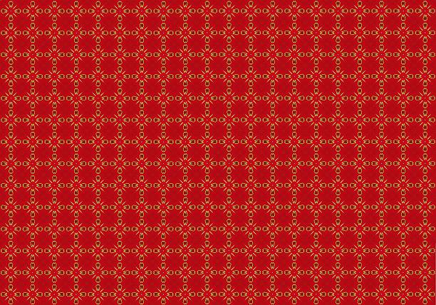 istock Abstract red and gold colors chinese style pattern background 638126596