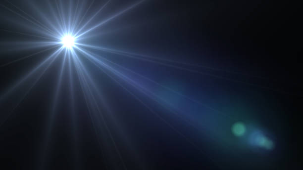 istock abstract of lighting  , digital lens flare in dark background 638136848