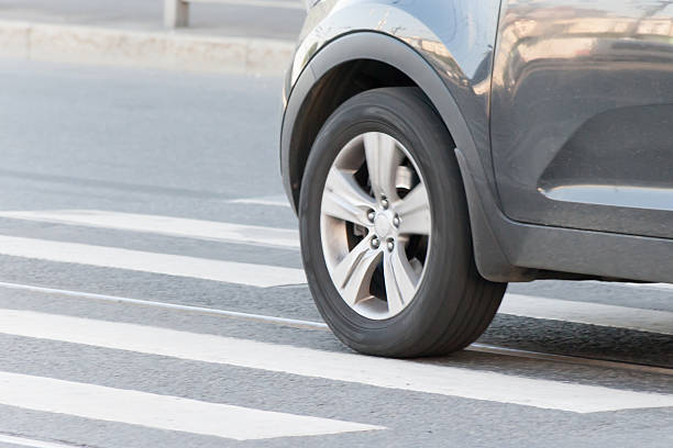 istock the car didn't stop at the crosswalk 638138712