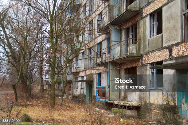 Forsaken And Deseted Building Stock Photo - Download Image Now - Abandoned, Apartment, Architecture