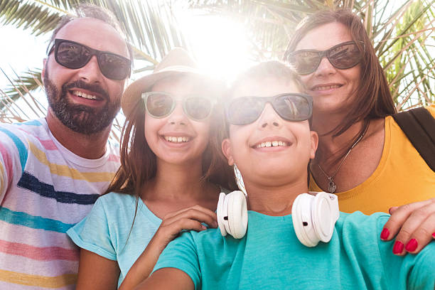 istock Family summer selfie 638145734