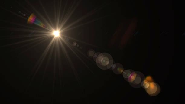 istock abstract of lighting  , digital lens flare in dark background 638148896