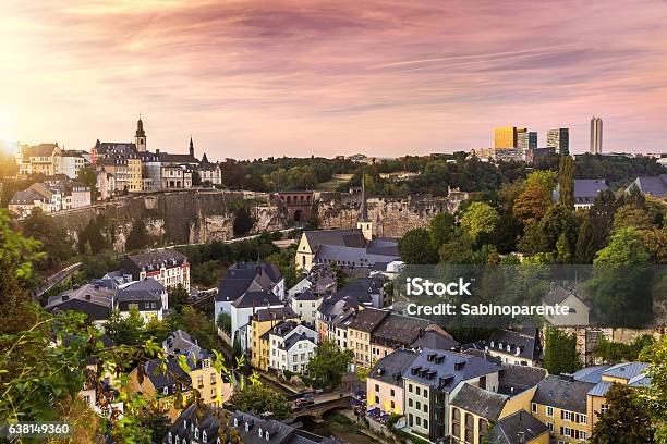 Cty Of Luxembourg Stock Photo - Download Image Now - Luxembourg - Benelux, City, Landscape - Scenery