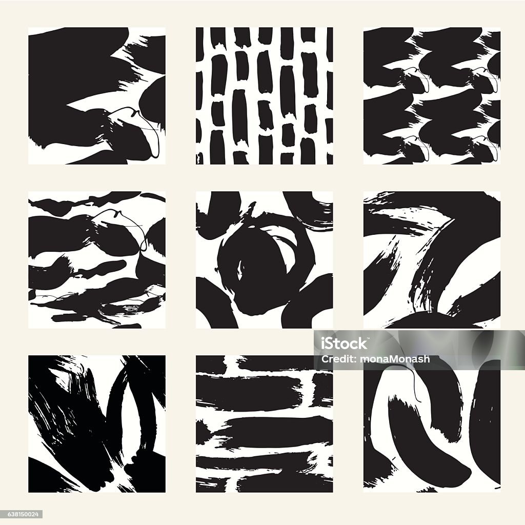 Paint Pattern Texture Vector Set Of Seamless Pattern With Creative Texture Vector Illustration Paint ...