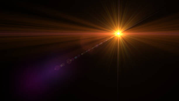istock abstract of lighting  , digital lens flare in dark background 638150134