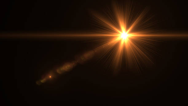 istock abstract of lighting  , digital lens flare in dark background 638150768