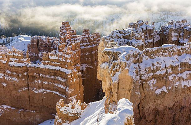 istock Bryce Canyon Wall Street Winter Silhouette 638151504