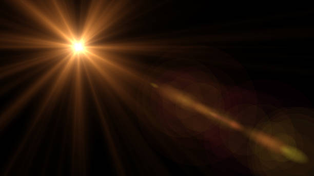 istock abstract of lighting  , digital lens flare in dark background 638151904