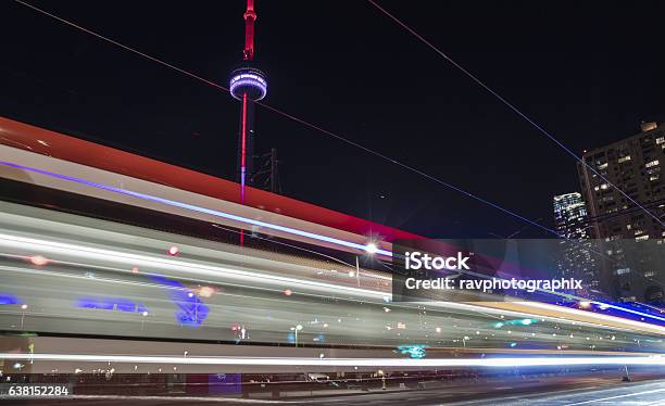 Toronto Nachtschuss Stockfoto und mehr Bilder von Toronto - Toronto, Nacht, Langzeitbelichtung