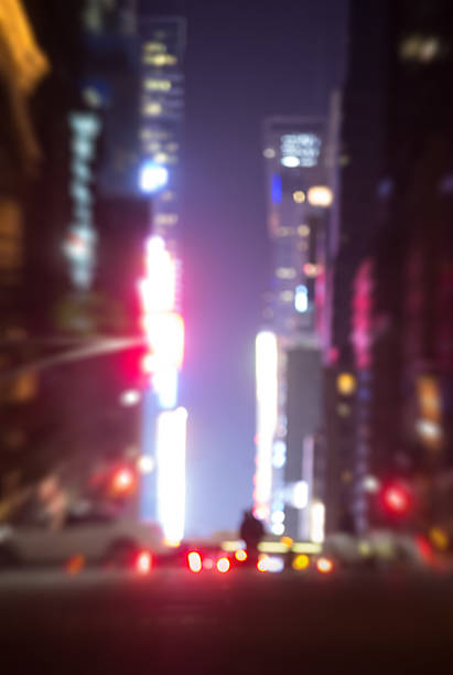 istock Abstract blurred image of NYC streets 638154554