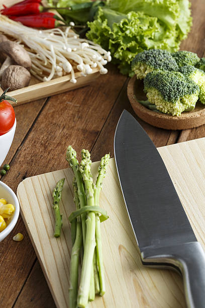 istock Fresh vegetable cooking ingredients on rustic wooden table 638155260