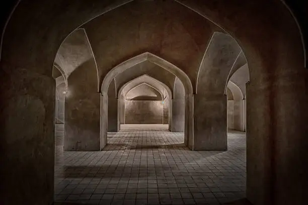 Photo of Inside the adobe castle of Rayen in Kerman province, Iran