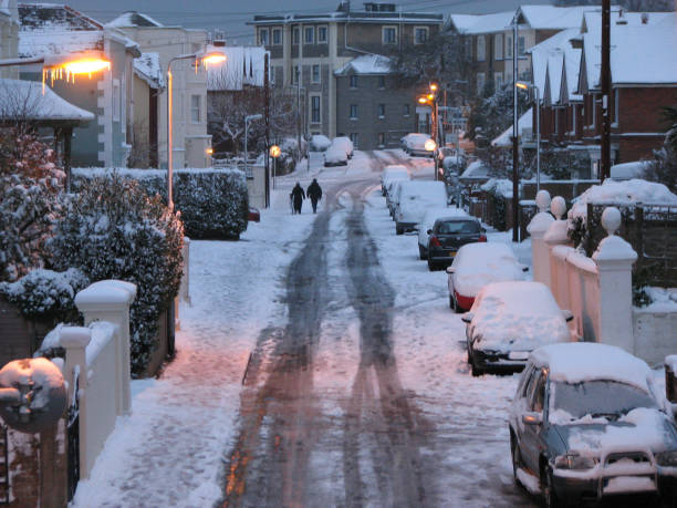 istock Twilight Urban Snow Scene 638169060