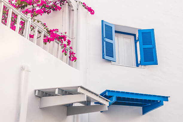 istock Building exterior in Santorini 638171330