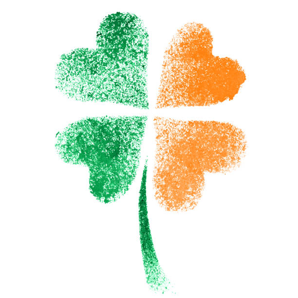 istock Irish clover - ireland flag 638171672