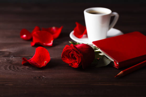 istock Coffee and red roses for Valentine's day 638184242