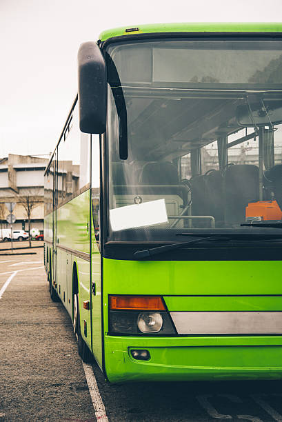 istock Green bus detail 638191038