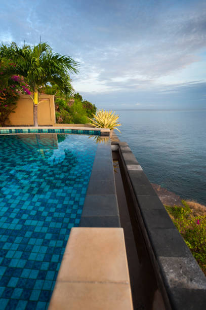 istock Infinity Pool at a Villa in Bali 638195198