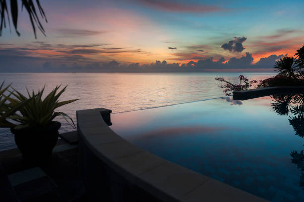 istock Infinity Pool at a Villa in Bali 638195260