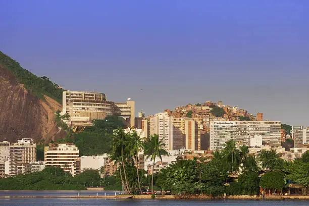 Ipanema district is on the right