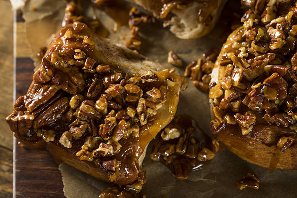 istock Homemade Glazed Pecan Sticky Buns 638198838