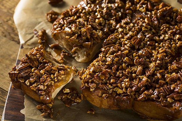 istock Homemade Glazed Pecan Sticky Buns 638198886