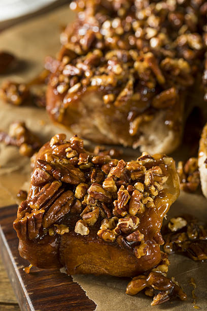 istock Homemade Glazed Pecan Sticky Buns 638198928