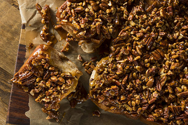 istock Homemade Glazed Pecan Sticky Buns 638198944