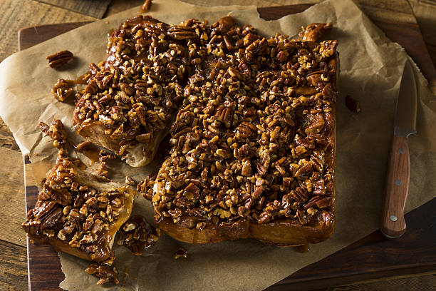 istock Homemade Glazed Pecan Sticky Buns 638199008