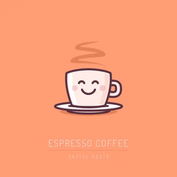 Vector illustration of Espresso Coffee