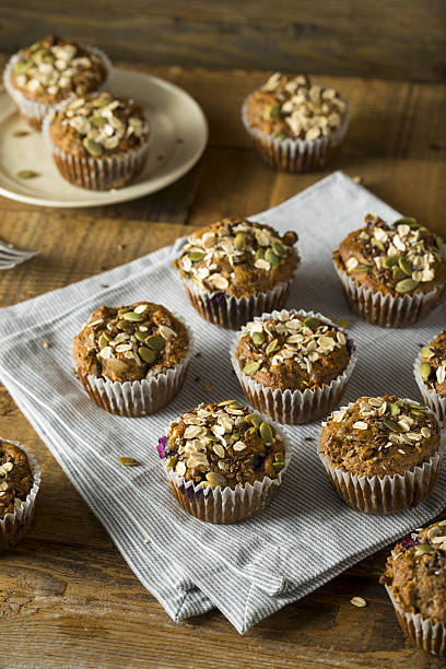 istock Healthy Organic Seed and Blueberry Muffins 638200460
