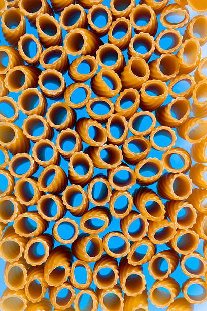 istock Tortiglioni pasta tube shapes 638201208
