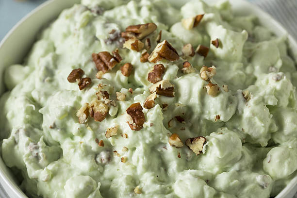 istock Homemade Green Pistachio Fluff Dessert 638201406