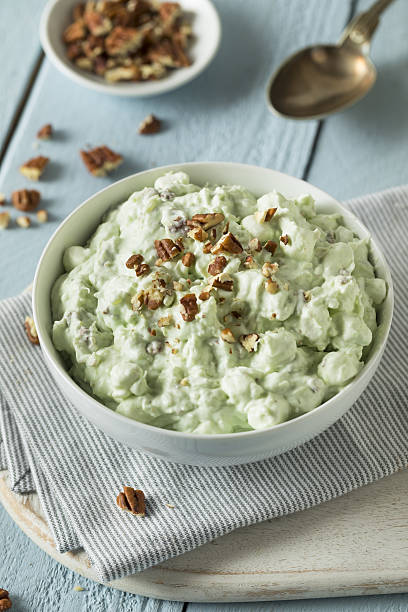 istock Homemade Green Pistachio Fluff Dessert 638201436