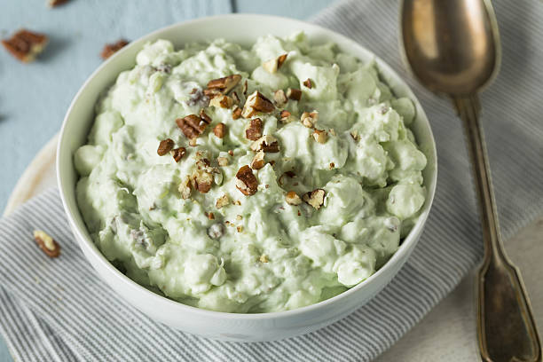 istock Homemade Green Pistachio Fluff Dessert 638201462