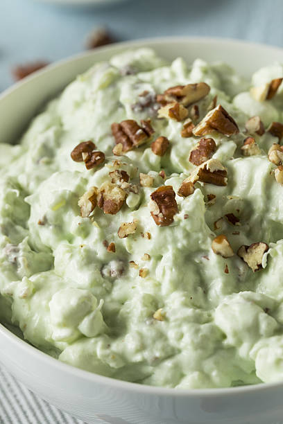 istock Homemade Green Pistachio Fluff Dessert 638201516