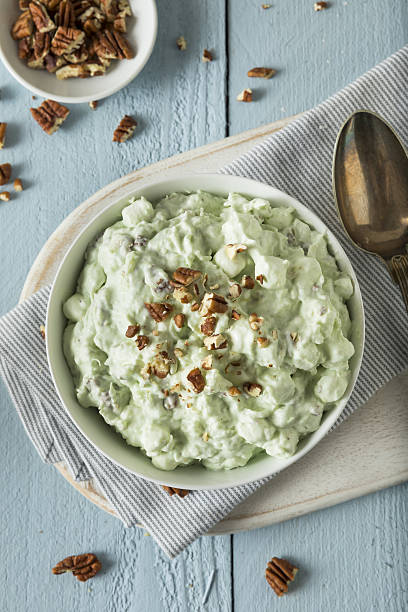 istock Homemade Green Pistachio Fluff Dessert 638201570