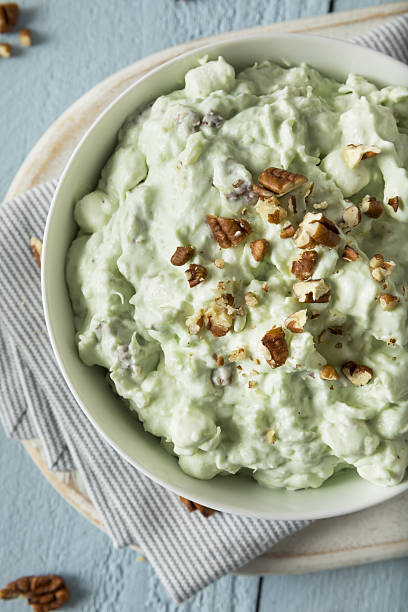 istock Homemade Green Pistachio Fluff Dessert 638201592
