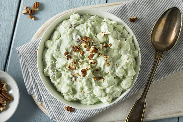 istock Homemade Green Pistachio Fluff Dessert 638201620