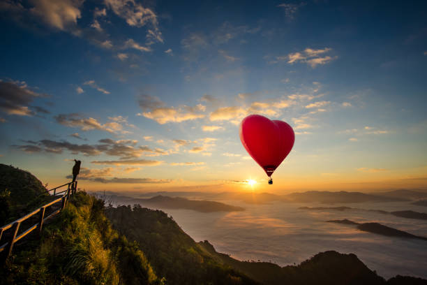 istock Sunrise at Phu chee dao peak of mountain in Chiang 638201714