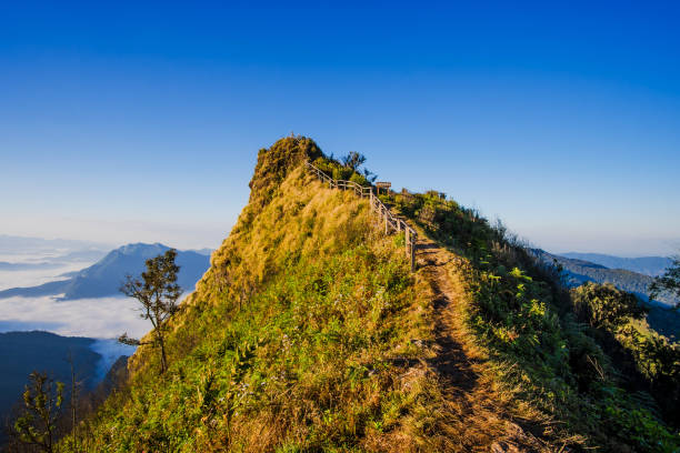 istock Sunrise at Phu chee dao peak of mountain in Chiang 638201738