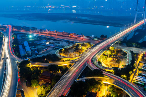 istock urban traffic with cityscape 638203992